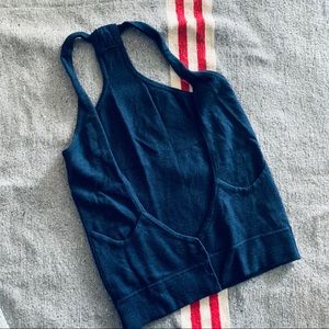 Little navy vest
